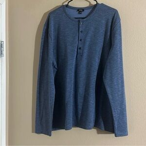NEW EXPRESS HENLEY - Blue - Size: XL
